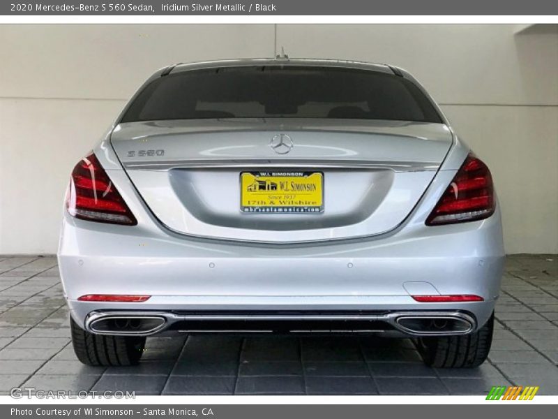 Iridium Silver Metallic / Black 2020 Mercedes-Benz S 560 Sedan