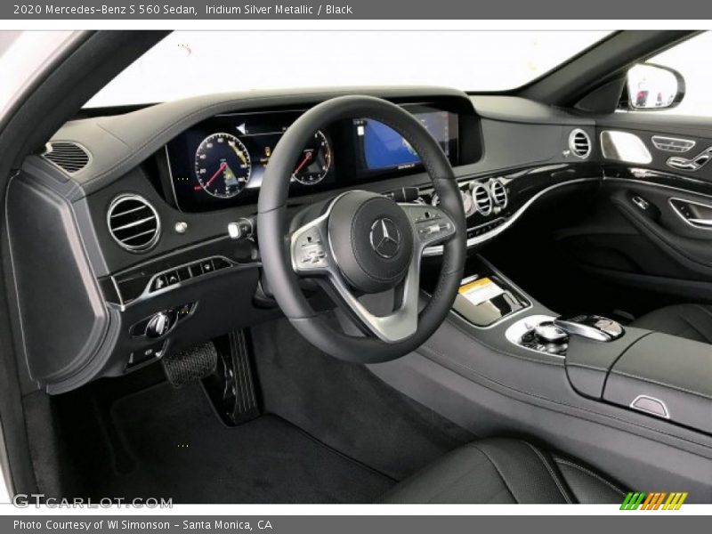 Iridium Silver Metallic / Black 2020 Mercedes-Benz S 560 Sedan
