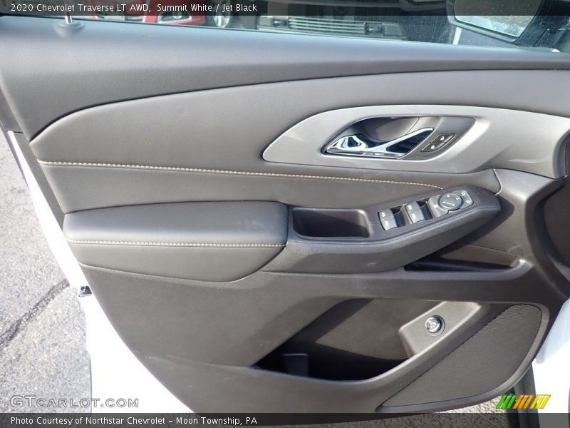 Summit White / Jet Black 2020 Chevrolet Traverse LT AWD