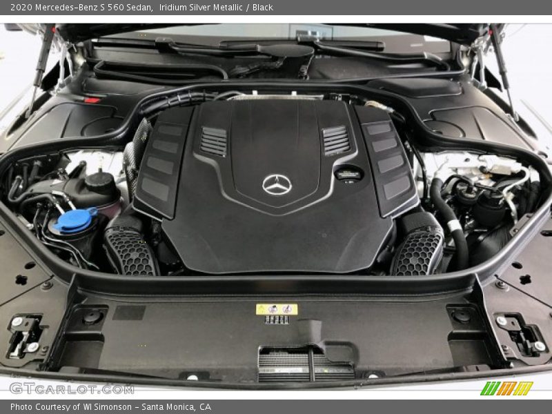 Iridium Silver Metallic / Black 2020 Mercedes-Benz S 560 Sedan