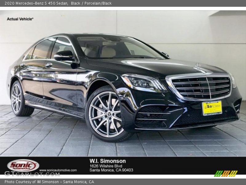 Black / Porcelain/Black 2020 Mercedes-Benz S 450 Sedan