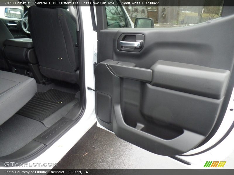 Summit White / Jet Black 2020 Chevrolet Silverado 1500 Custom Trail Boss Crew Cab 4x4