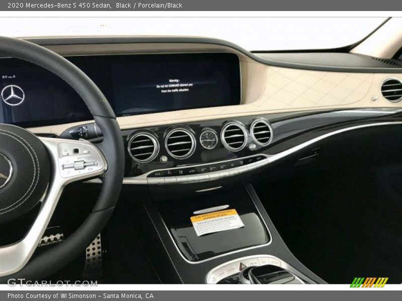 Dashboard of 2020 S 450 Sedan