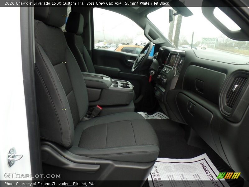 Summit White / Jet Black 2020 Chevrolet Silverado 1500 Custom Trail Boss Crew Cab 4x4
