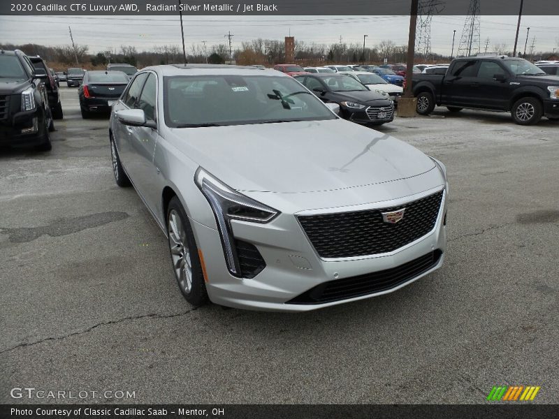 Radiant Silver Metallic / Jet Black 2020 Cadillac CT6 Luxury AWD