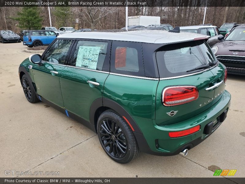 British Racing Green IV Metallic / Black Pearl 2020 Mini Clubman Cooper S All4