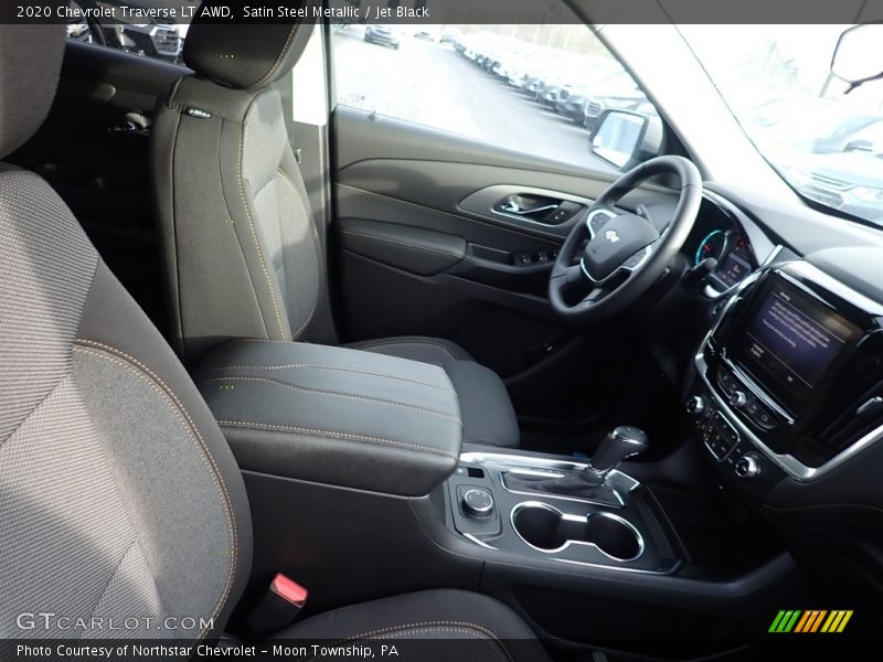 Satin Steel Metallic / Jet Black 2020 Chevrolet Traverse LT AWD