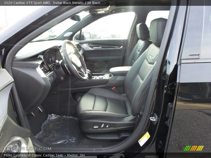 Stellar Black Metallic / Jet Black 2020 Cadillac XT6 Sport AWD