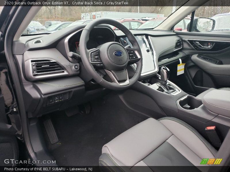  2020 Outback Onyx Edition XT Gray StarTex Interior