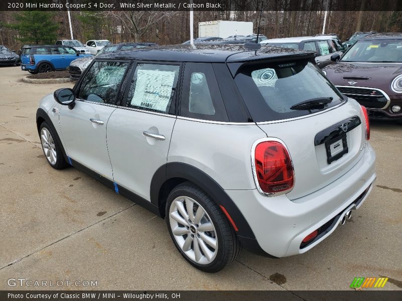 White Silver Metallic / Carbon Black 2020 Mini Hardtop Cooper S 4 Door