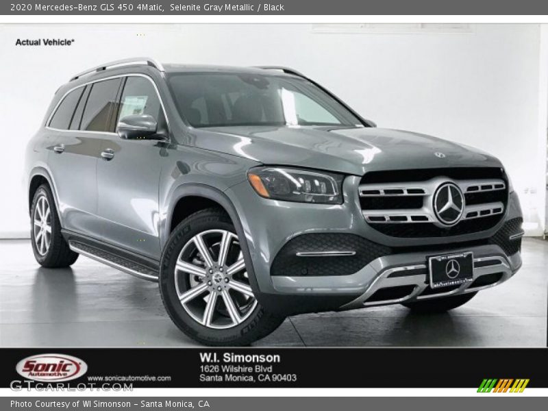 Selenite Gray Metallic / Black 2020 Mercedes-Benz GLS 450 4Matic