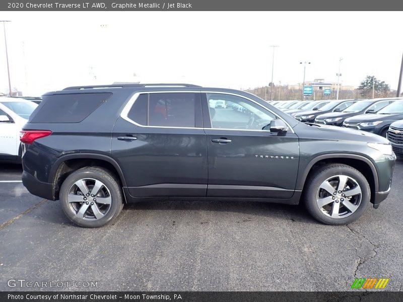 Graphite Metallic / Jet Black 2020 Chevrolet Traverse LT AWD