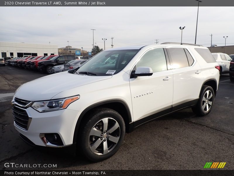 Summit White / Jet Black 2020 Chevrolet Traverse LT AWD