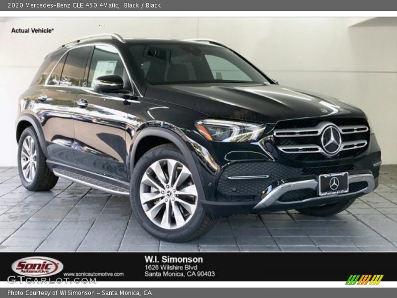 Black / Black 2020 Mercedes-Benz GLE 450 4Matic