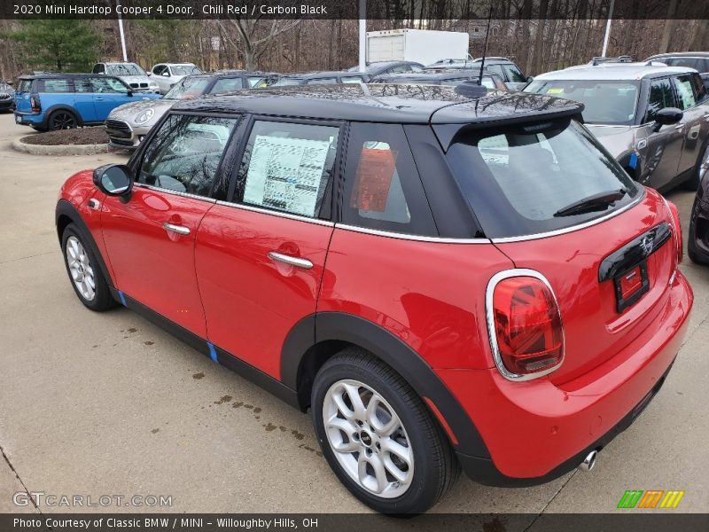 Chili Red / Carbon Black 2020 Mini Hardtop Cooper 4 Door