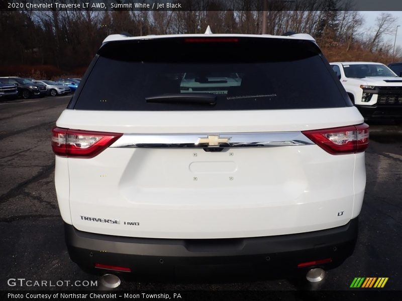 Summit White / Jet Black 2020 Chevrolet Traverse LT AWD