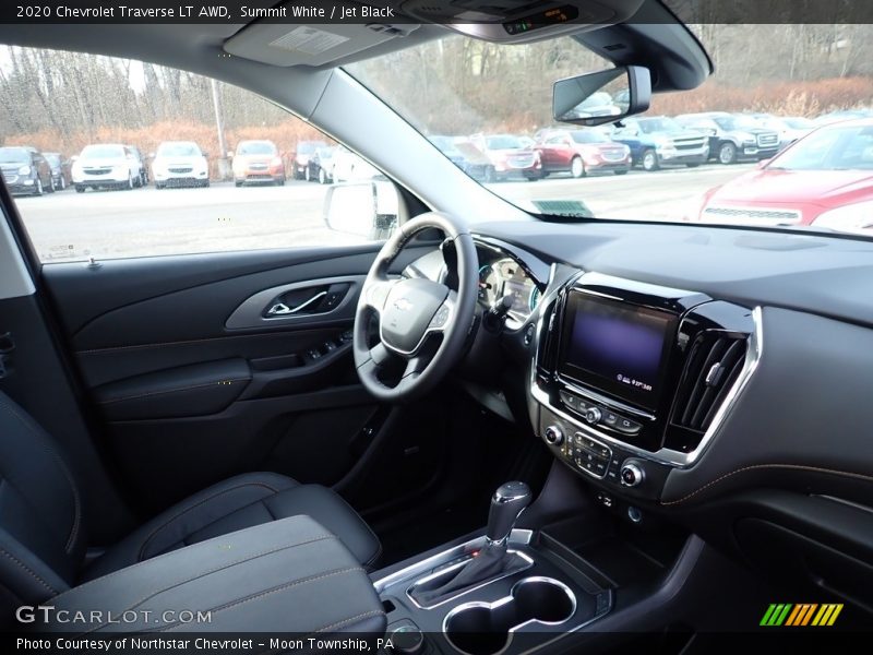 Summit White / Jet Black 2020 Chevrolet Traverse LT AWD