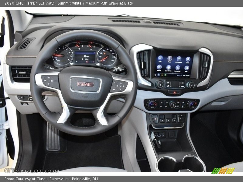 Summit White / Medium Ash Gray/Jet Black 2020 GMC Terrain SLT AWD