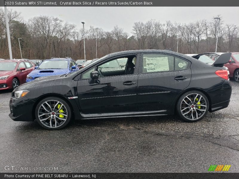  2020 WRX STI Limited Crystal Black Silica