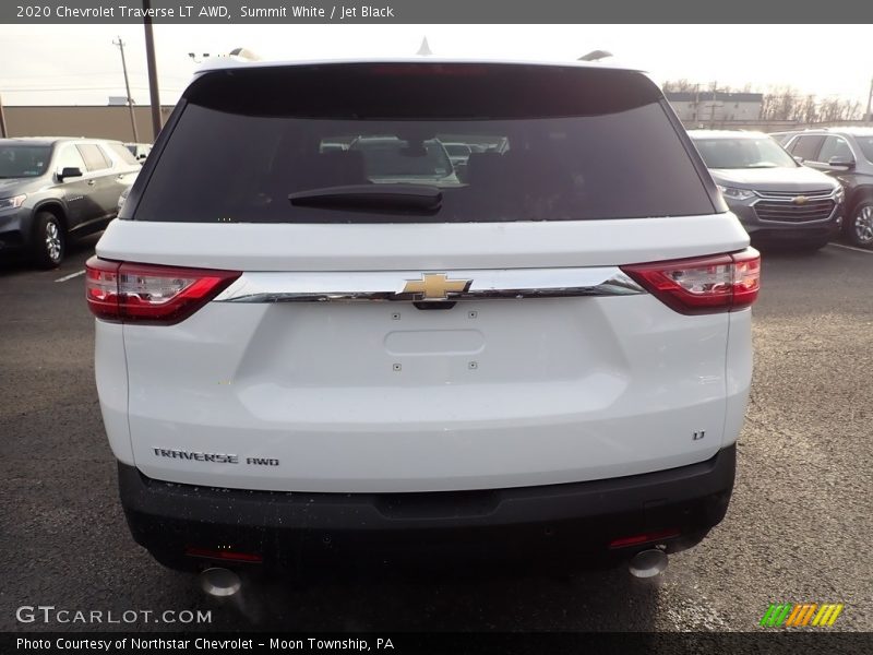 Summit White / Jet Black 2020 Chevrolet Traverse LT AWD