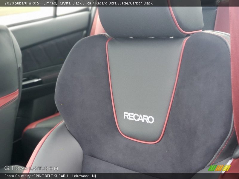 Front Seat of 2020 WRX STI Limited