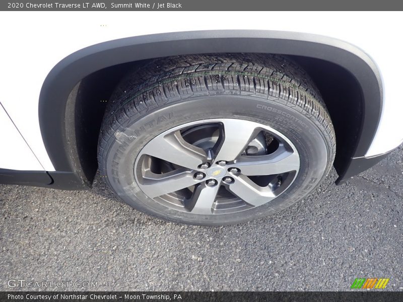 Summit White / Jet Black 2020 Chevrolet Traverse LT AWD