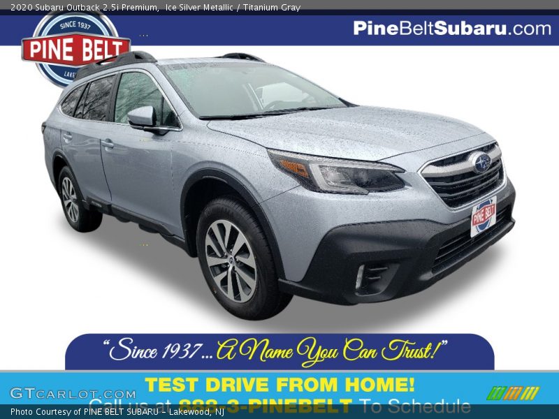 Ice Silver Metallic / Titanium Gray 2020 Subaru Outback 2.5i Premium