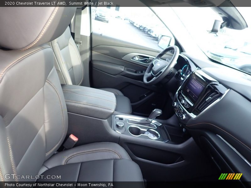 Summit White / Jet Black 2020 Chevrolet Traverse LT AWD