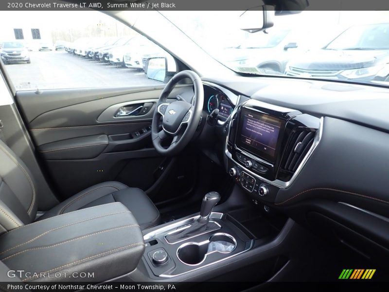 Summit White / Jet Black 2020 Chevrolet Traverse LT AWD