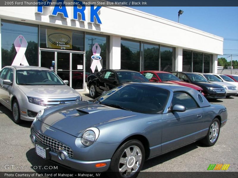 Medium Steel Blue Metallic / Black Ink 2005 Ford Thunderbird Premium Roadster