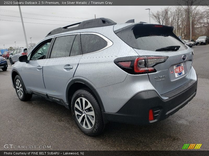 Ice Silver Metallic / Titanium Gray 2020 Subaru Outback 2.5i Premium