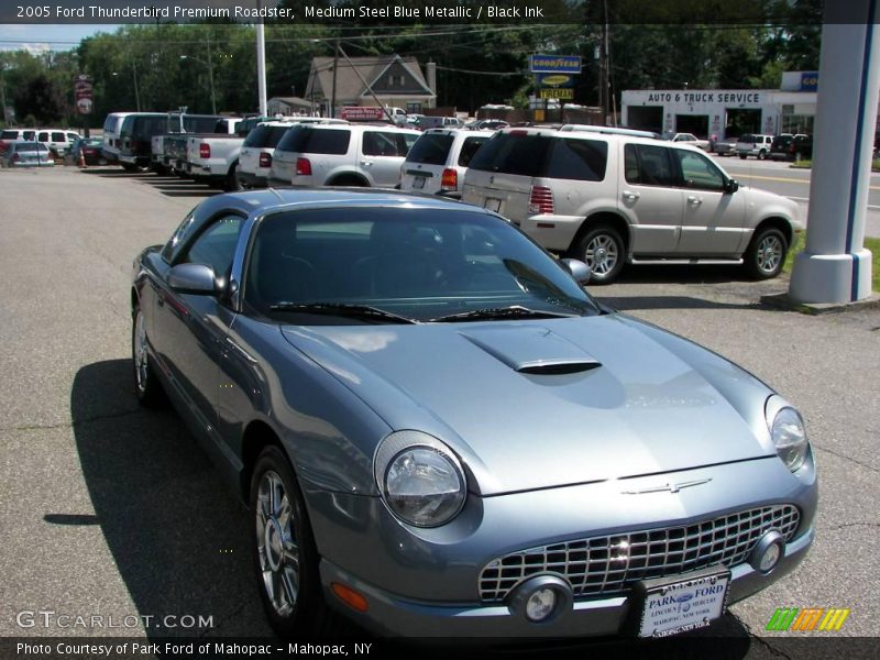Medium Steel Blue Metallic / Black Ink 2005 Ford Thunderbird Premium Roadster