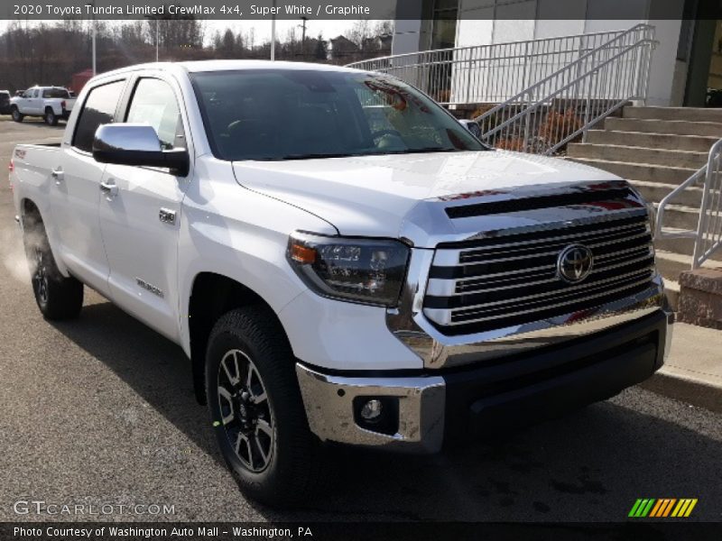 Super White / Graphite 2020 Toyota Tundra Limited CrewMax 4x4