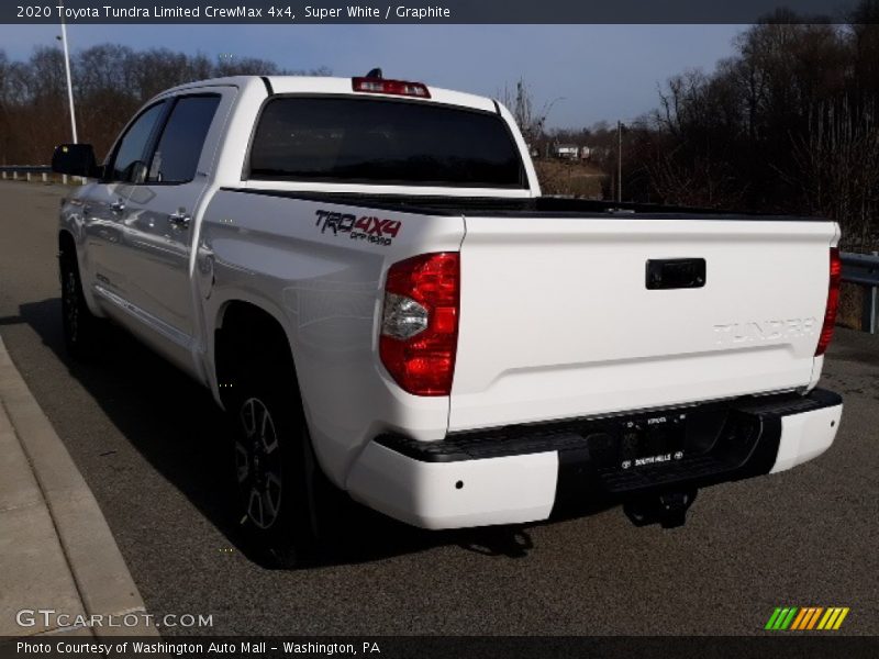 Super White / Graphite 2020 Toyota Tundra Limited CrewMax 4x4