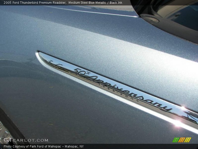 Medium Steel Blue Metallic / Black Ink 2005 Ford Thunderbird Premium Roadster