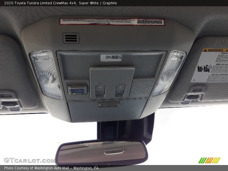 Super White / Graphite 2020 Toyota Tundra Limited CrewMax 4x4
