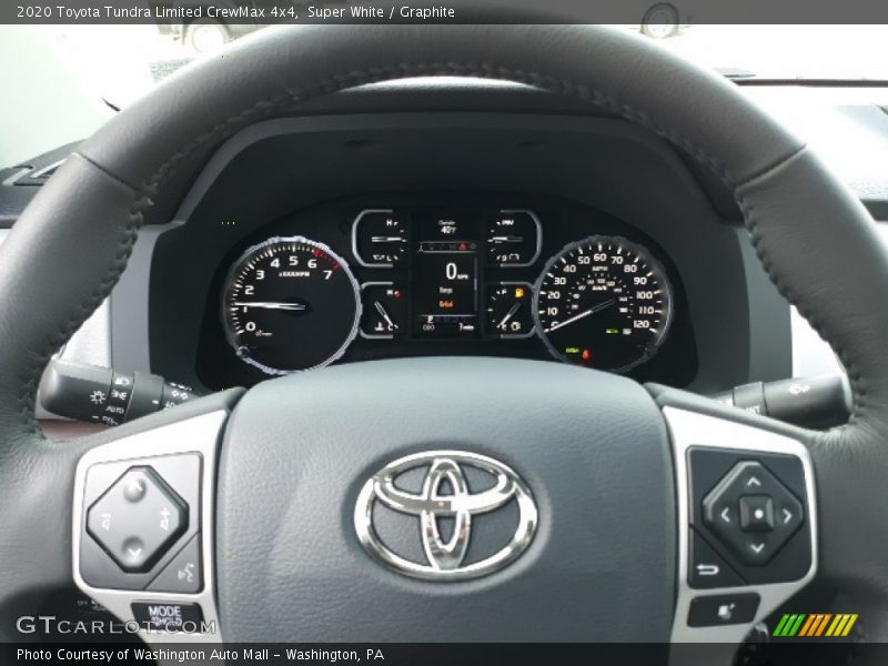 Super White / Graphite 2020 Toyota Tundra Limited CrewMax 4x4
