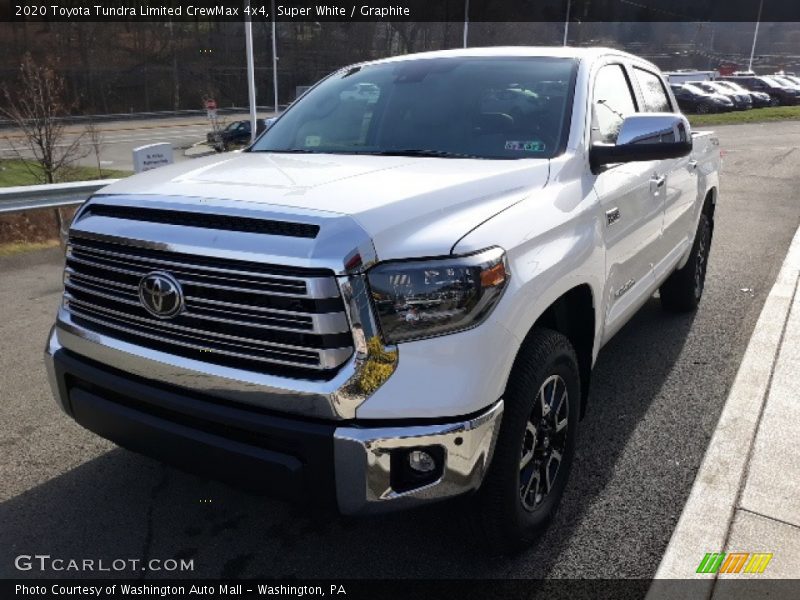 Super White / Graphite 2020 Toyota Tundra Limited CrewMax 4x4