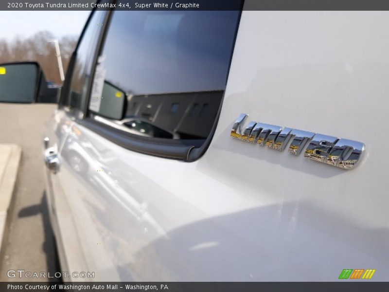 Super White / Graphite 2020 Toyota Tundra Limited CrewMax 4x4