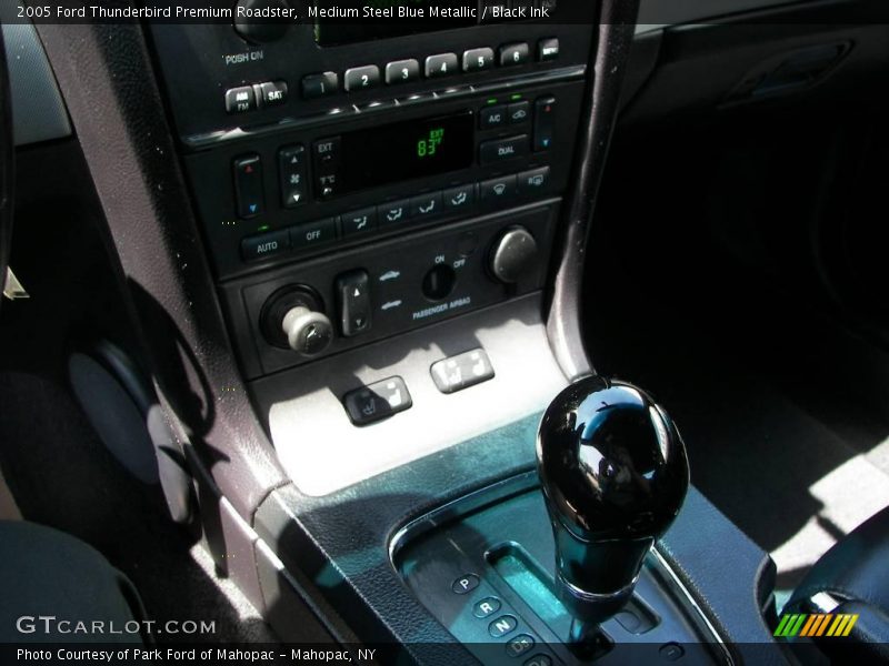 Medium Steel Blue Metallic / Black Ink 2005 Ford Thunderbird Premium Roadster