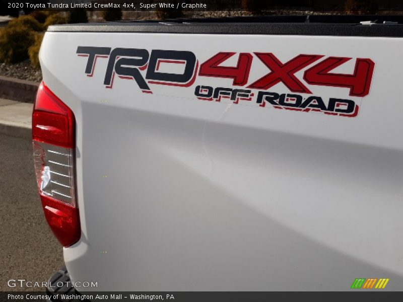 Super White / Graphite 2020 Toyota Tundra Limited CrewMax 4x4