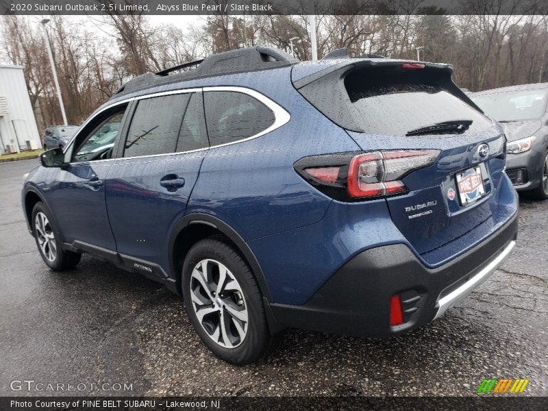 Abyss Blue Pearl / Slate Black 2020 Subaru Outback 2.5i Limited