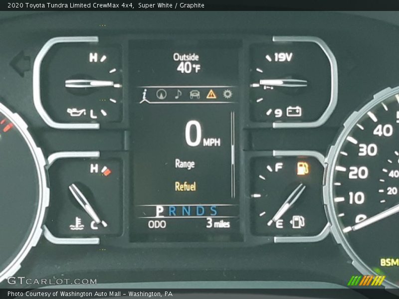 Super White / Graphite 2020 Toyota Tundra Limited CrewMax 4x4