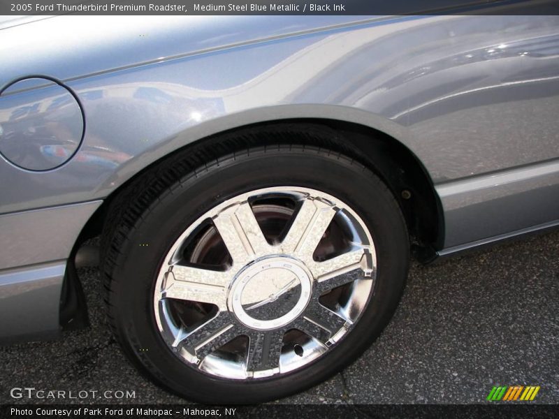 Medium Steel Blue Metallic / Black Ink 2005 Ford Thunderbird Premium Roadster