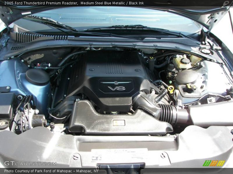 Medium Steel Blue Metallic / Black Ink 2005 Ford Thunderbird Premium Roadster