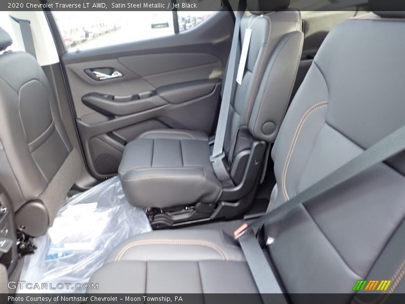 Satin Steel Metallic / Jet Black 2020 Chevrolet Traverse LT AWD