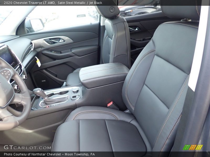 Satin Steel Metallic / Jet Black 2020 Chevrolet Traverse LT AWD