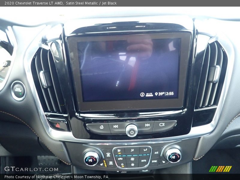 Satin Steel Metallic / Jet Black 2020 Chevrolet Traverse LT AWD