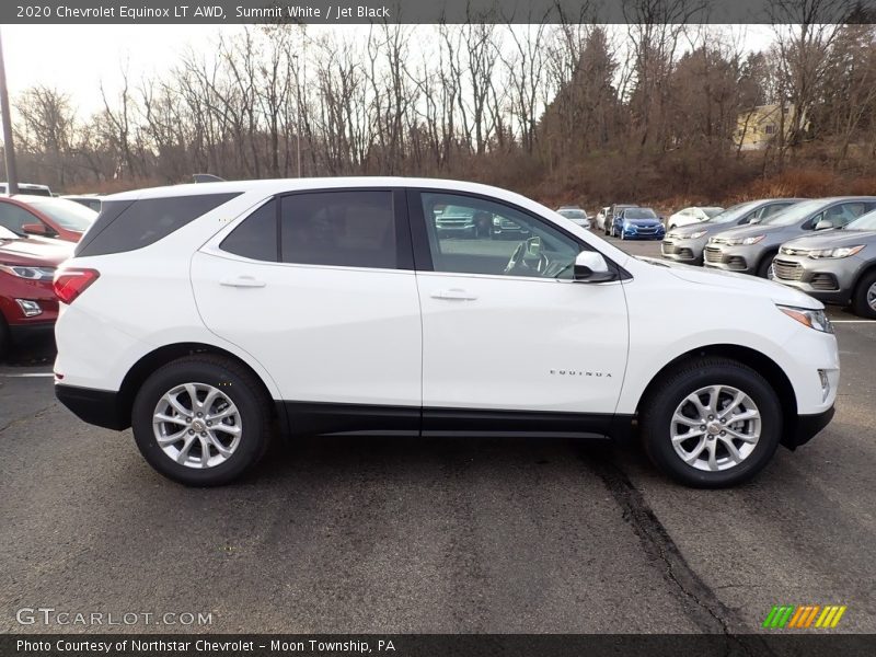 Summit White / Jet Black 2020 Chevrolet Equinox LT AWD