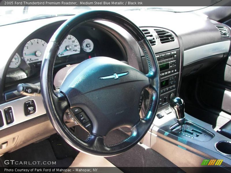 Medium Steel Blue Metallic / Black Ink 2005 Ford Thunderbird Premium Roadster